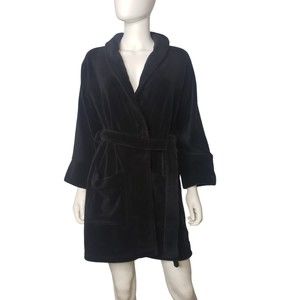 VICTORIA'S SECRET PINK Black Sequin Robe Size XS